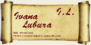 Ivana Lubura vizit kartica
